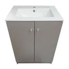Mueble de Baño con Lavamanos Klipen Dante Gris 60 cm