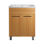 Mueble Vanitorio Duschy Abisko Fresno QuickFold 60,5 cm