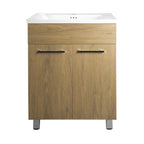 Mueble Vanitorio Duschy Abisko Nogal QuickFold 60,5 cm
