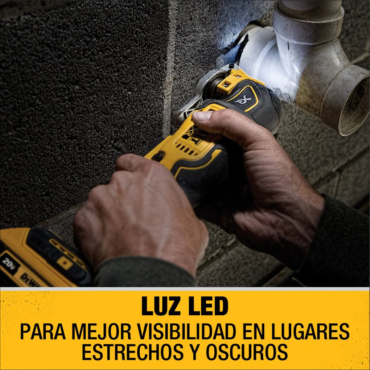Dewalt Multi Herramienta 3 Velocidades Sin Batería 20v DCS356B