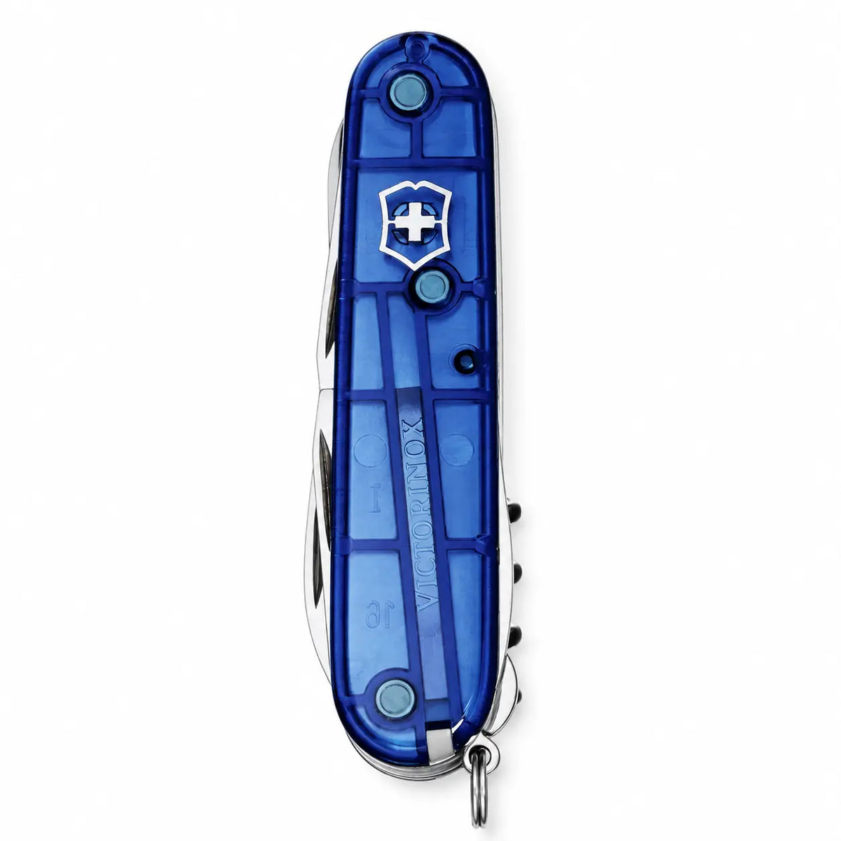Navaja Suiza Victorinox Huntsman Azul Translúcida 15 Funciones