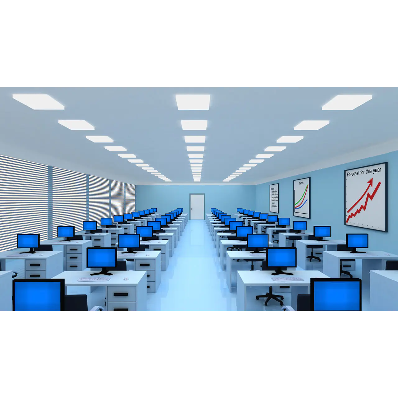 PANEL LED 605X605 6000K LUZ FRIA EMPOTRADO
