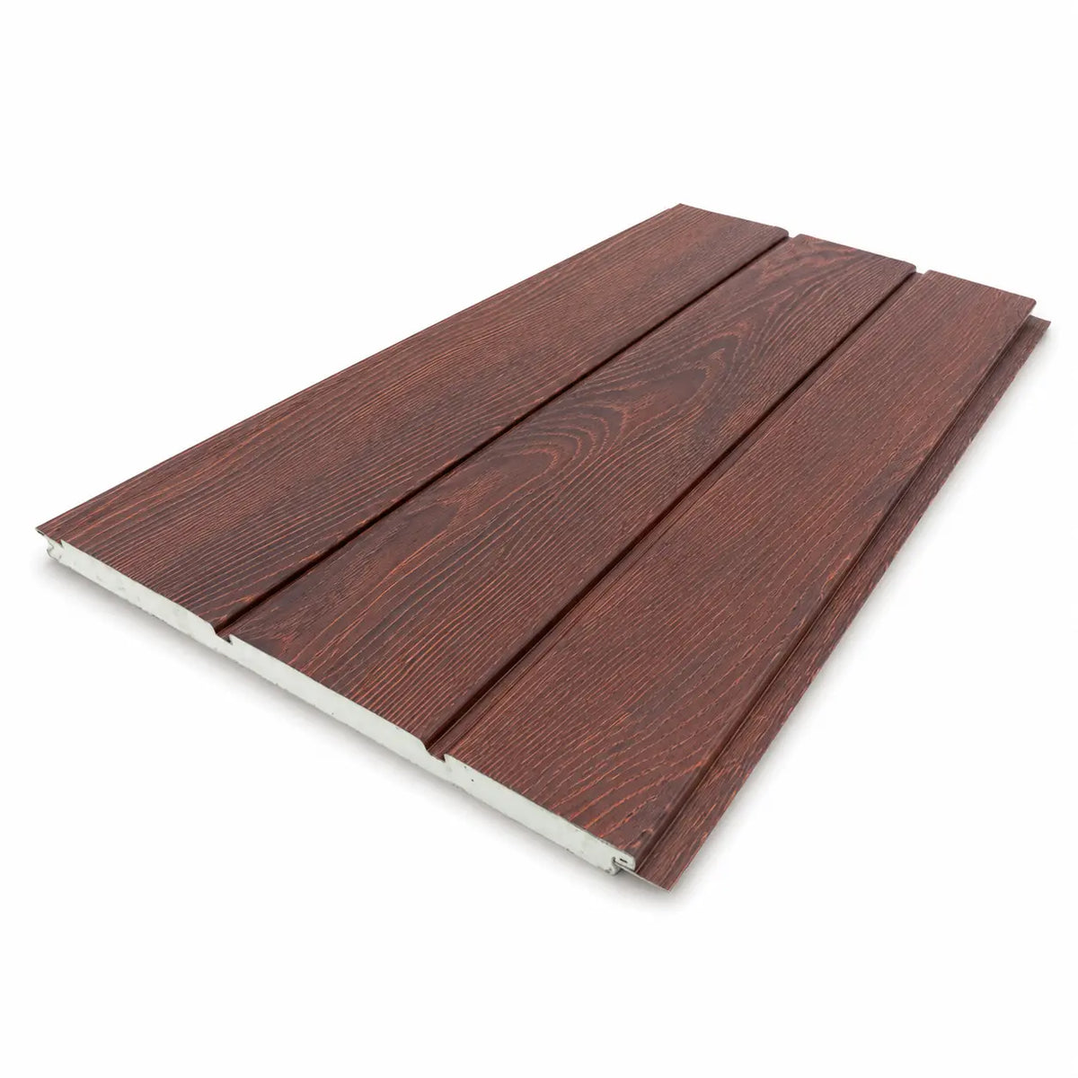 Panel de Siding Metálico Café Madera 38,3 cm x 3,90 m
