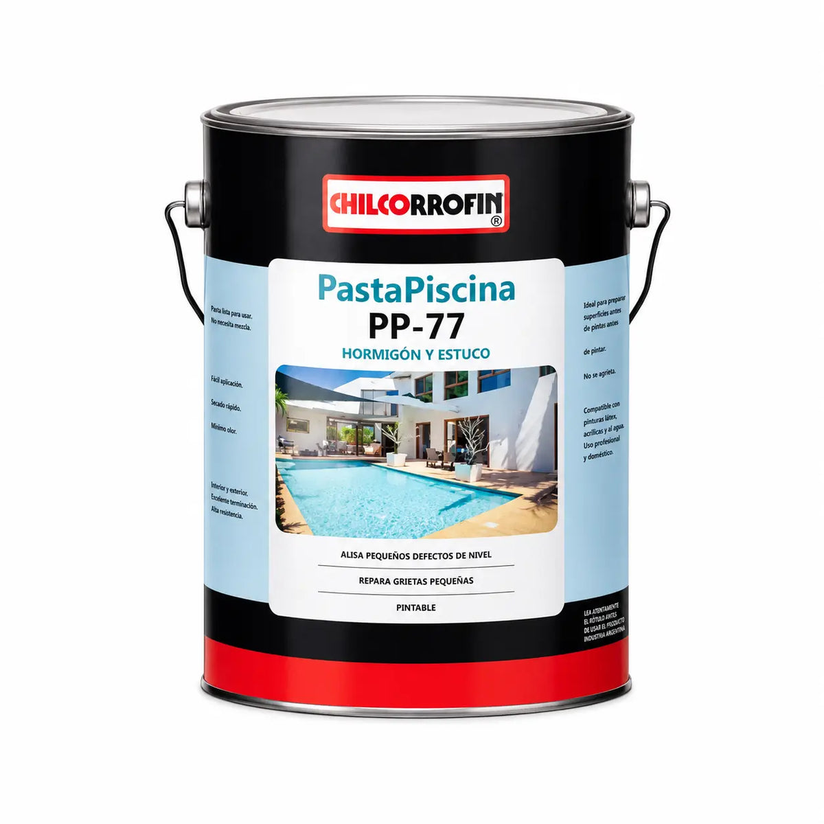 Pasta para Piscina Chilcorrofin PP-77 Celeste Agua 7 kg
