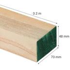 Pino Verde 2x3x3.20 mt (168)
