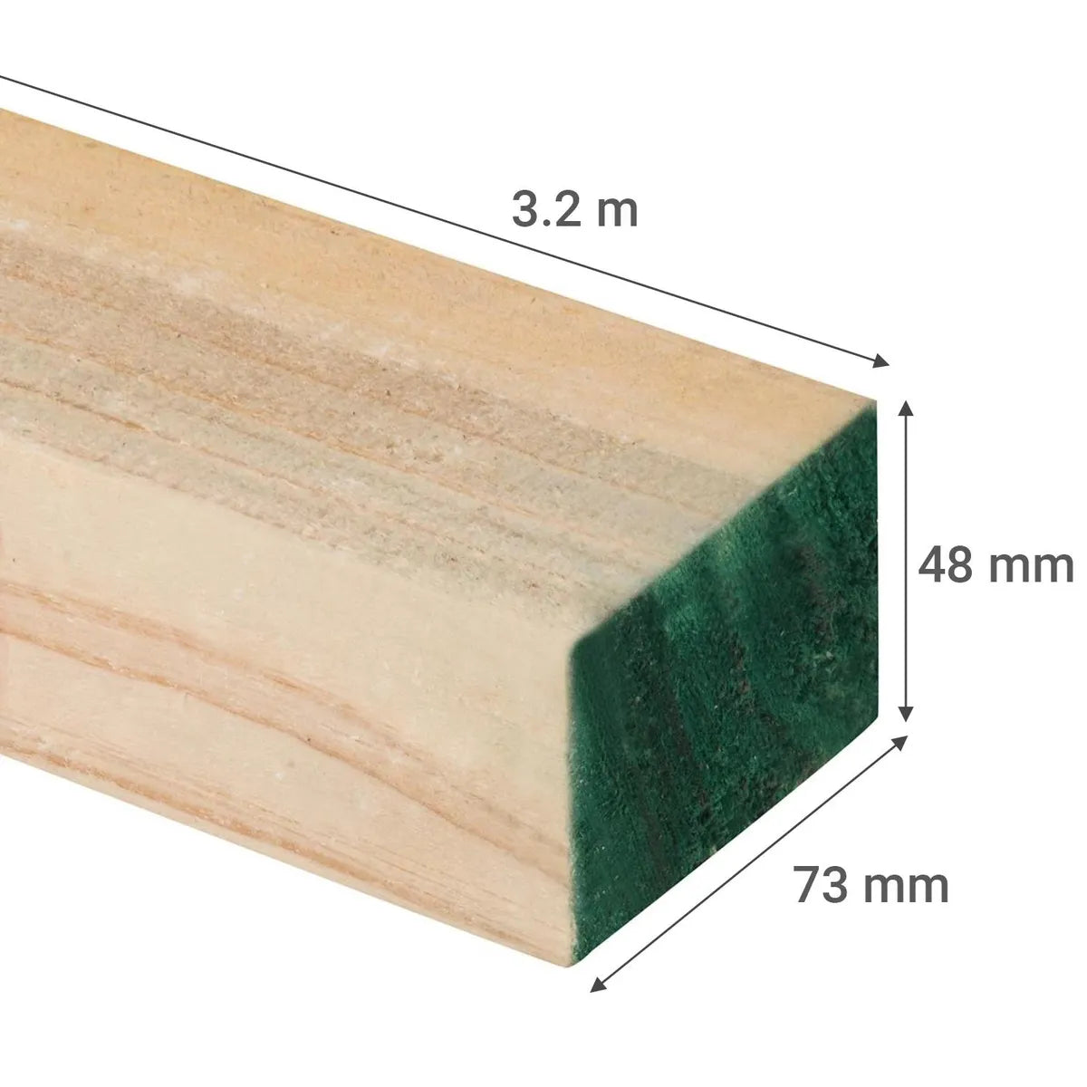 Pino Verde 2x3x3.20 mt (168)