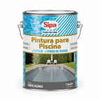 Pintura para Piscina Sipa Gris Humo 1 Galón