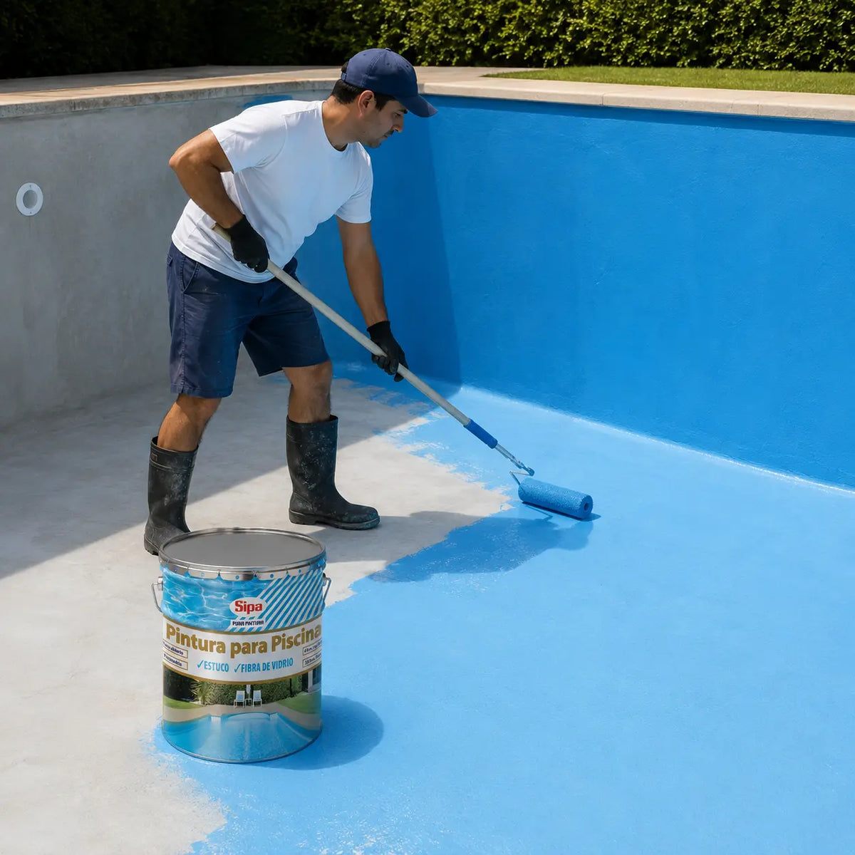 Pintura para Piscina Sipa Azul 4 Galones