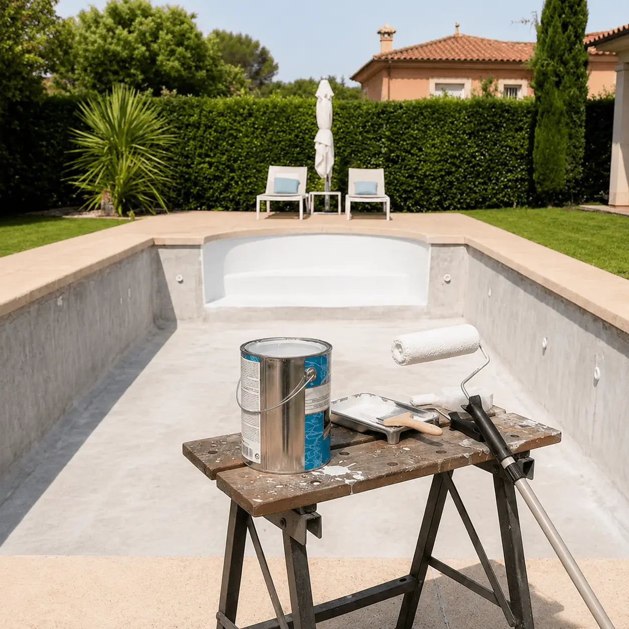 Pintura para Piscina Sipa Blanca 1 Galón