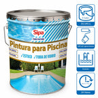 Pintura para Piscina Sipa Celeste 4 Galones
