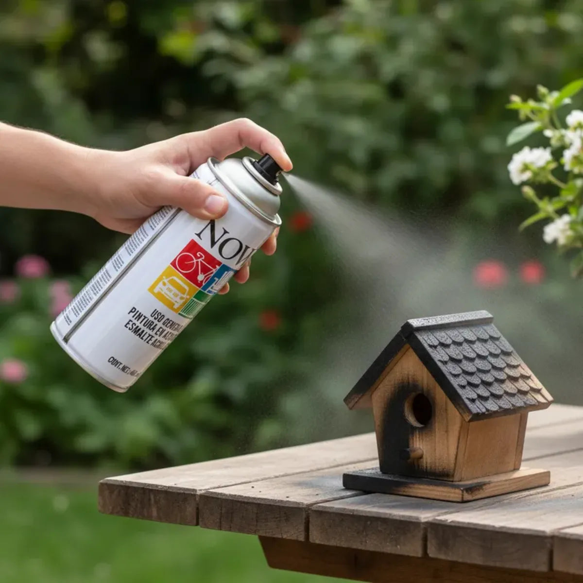 Pintura en Spray Sherwin-Williams Now Negro Brillante 400 ml