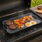 Plancha Grill Reversible Quincho BBQ 50 x 27 cm Fierro Fundido