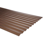 Plancha de Policarbonato Onda Zinc Bronce 0,7 mm 81 x 200 cm