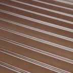 Plancha de Policarbonato Onda Zinc Bronce 0,7 mm 81 x 250 cm