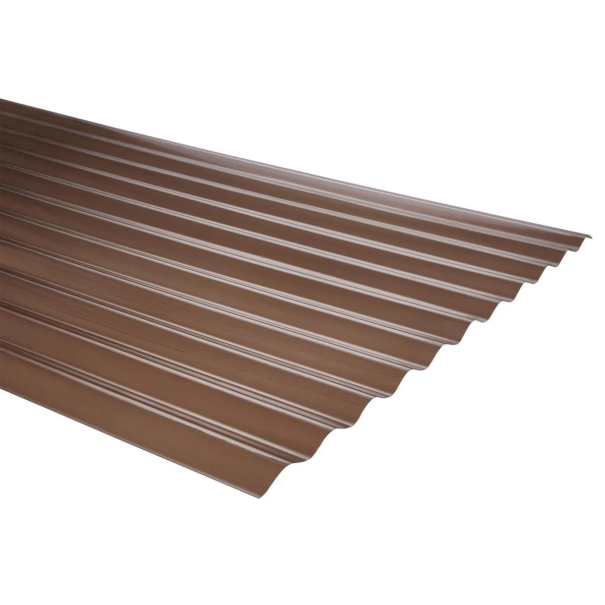Plancha de Policarbonato Onda Zinc Bronce 0,7 mm 81 x 300 cm