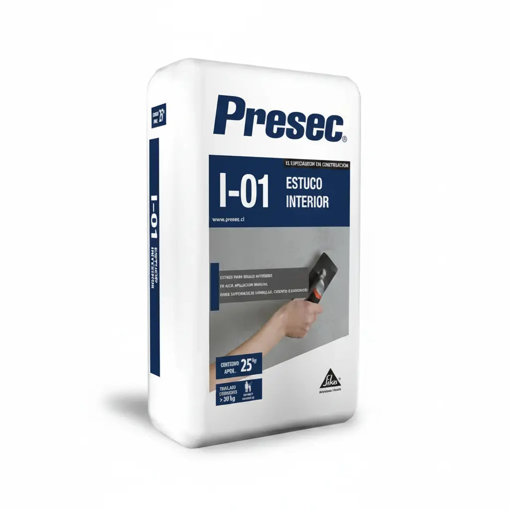 Presec I-01 Saco 25 kg | Mortero Estuco Interior