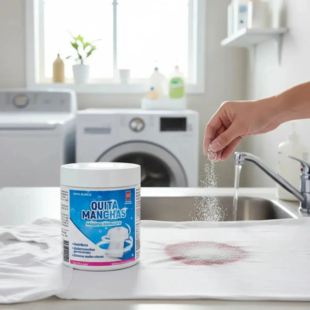 Quitamanchas en Polvo Química Universal Ropa Blanca 500 g