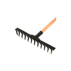Rastrillo Metálico Tramontina 12 Dientes con Mango de Madera 120 cm
