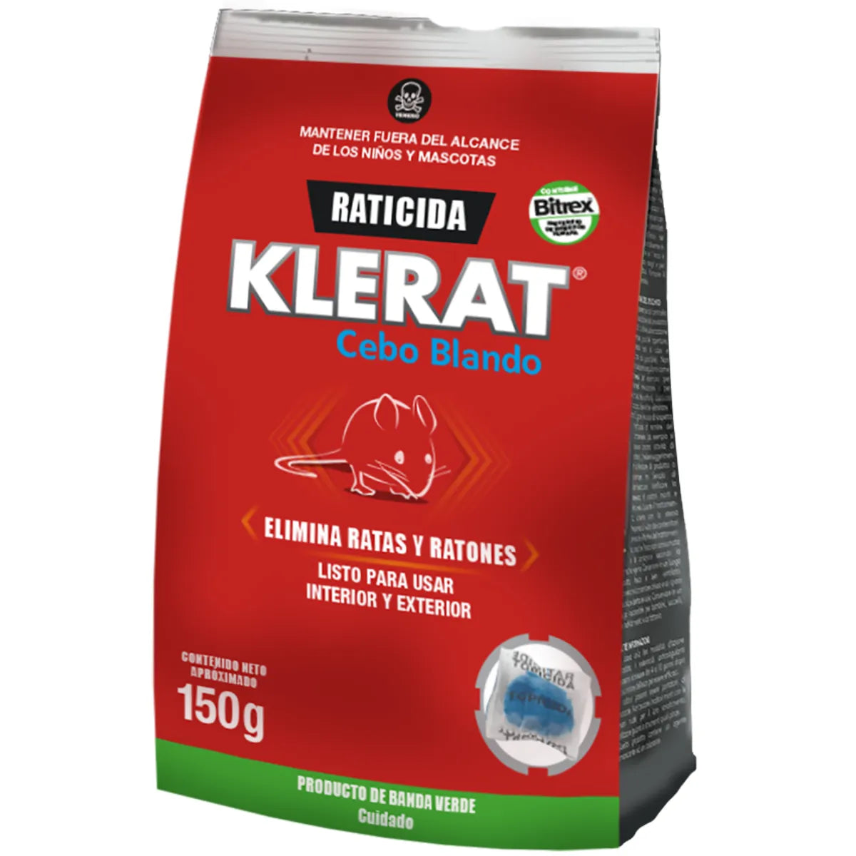 Raticida Klerat Cebo Blando 150 g