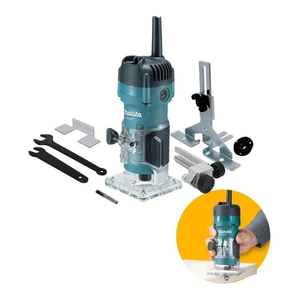 MAKITA REBAJADORA 1/4" 530W M3700B