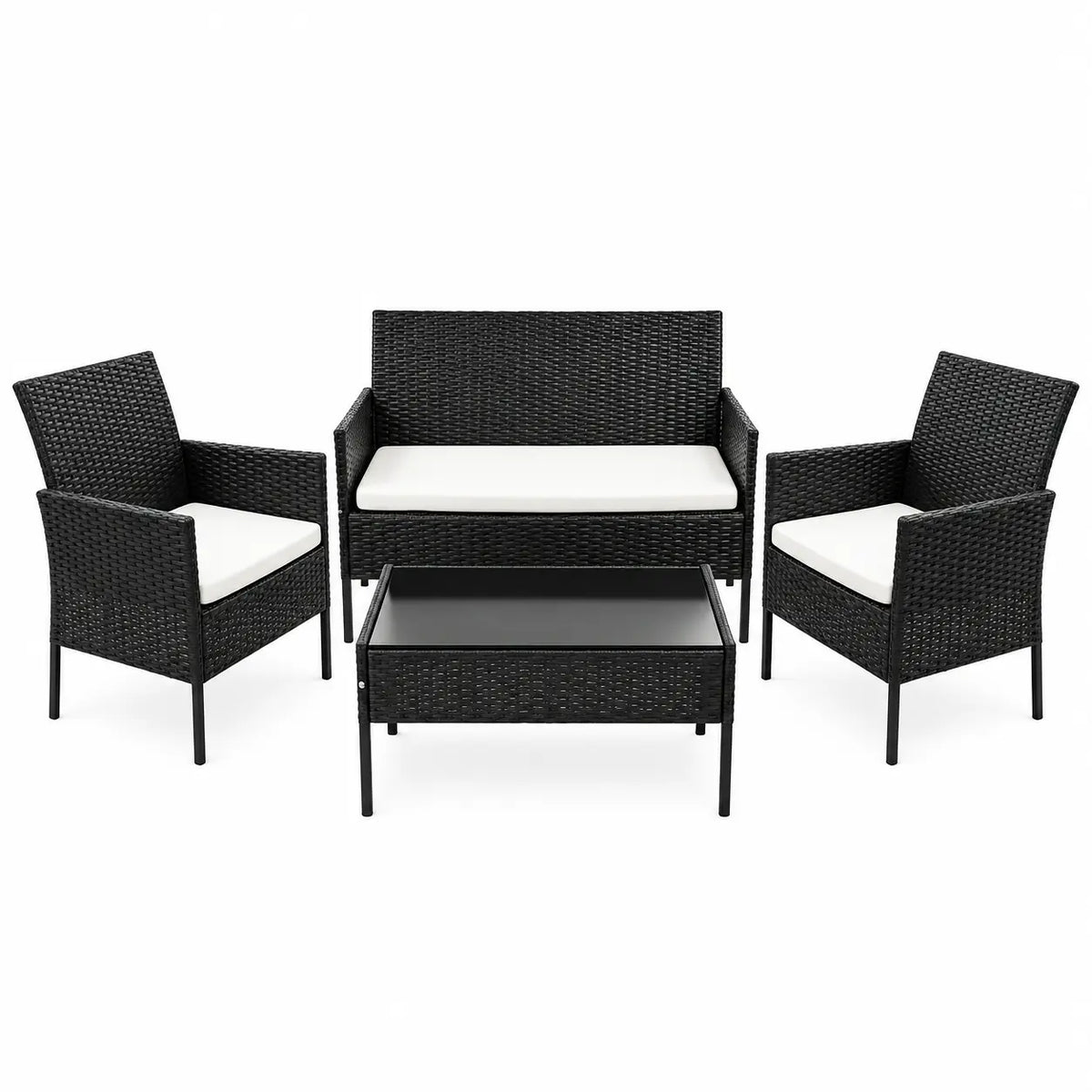 Set de Terraza Hoku Ralún 4 Piezas Terracota