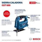 Bosch Sierra Caladora GST 680