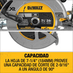Dewalt Sierra Circular 7-1/4" 20v DCS570B