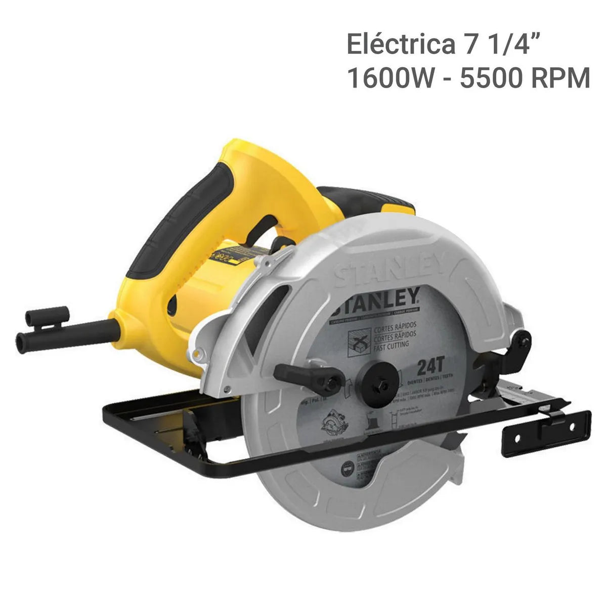 Stanley Sierra Circular Eléctrica 7-1/4" 1600W SC16-B2C