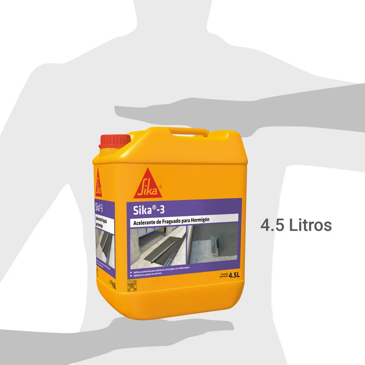 Sika 3 Acelerante Fraguado Para Hormigón Bidón 4.5 lts