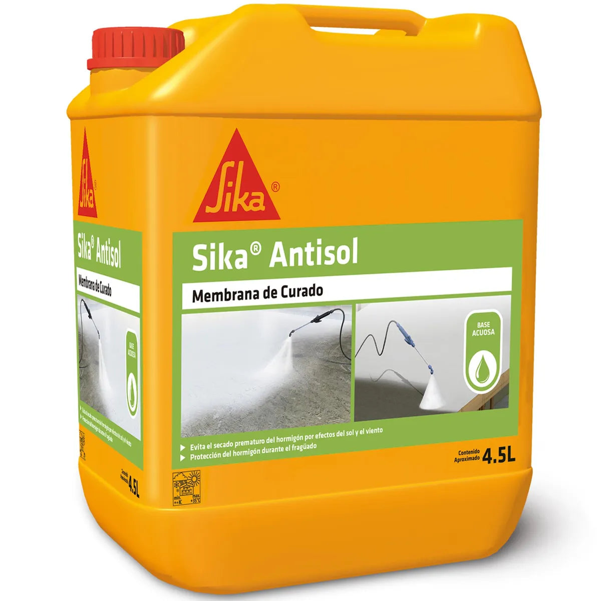 Sika Antisol Membrana De Curado Para Hormigón Bidón 4.5 lts