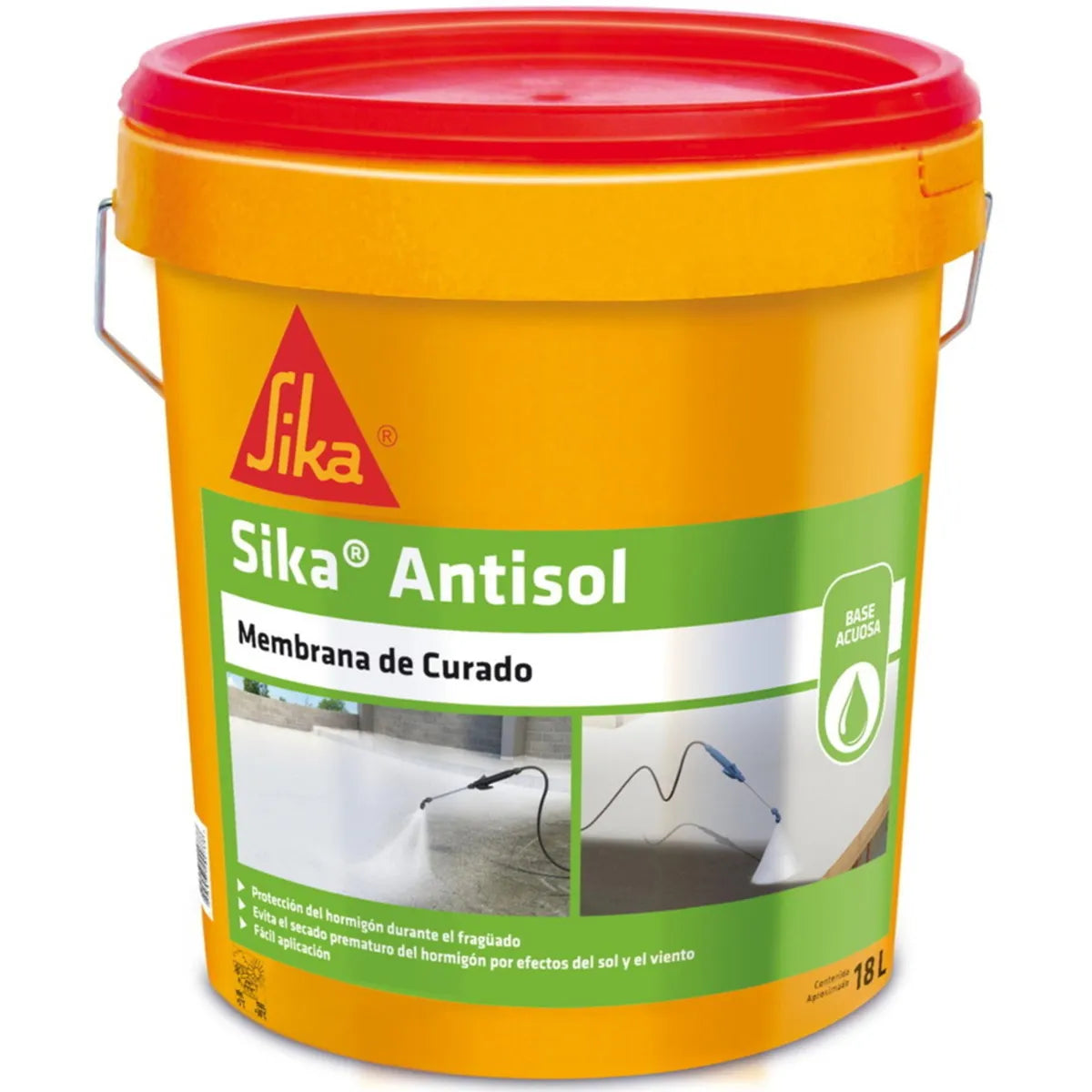 Sika Antisol Membrana De Curado Para Hormigón Tineta 18 lts