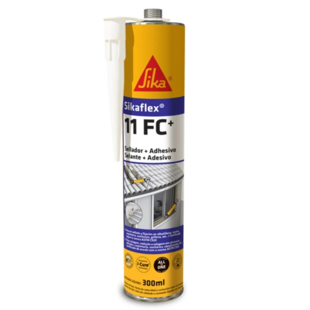 Sikaflex 11-FC Sellador Adhesivo Poliuretano Blanco 300 ml