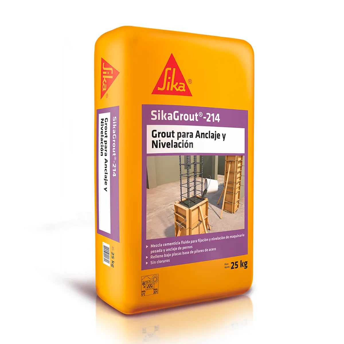 Sikagrout 214 Grout Para Anclaje y Nivelación Saco 25 kg