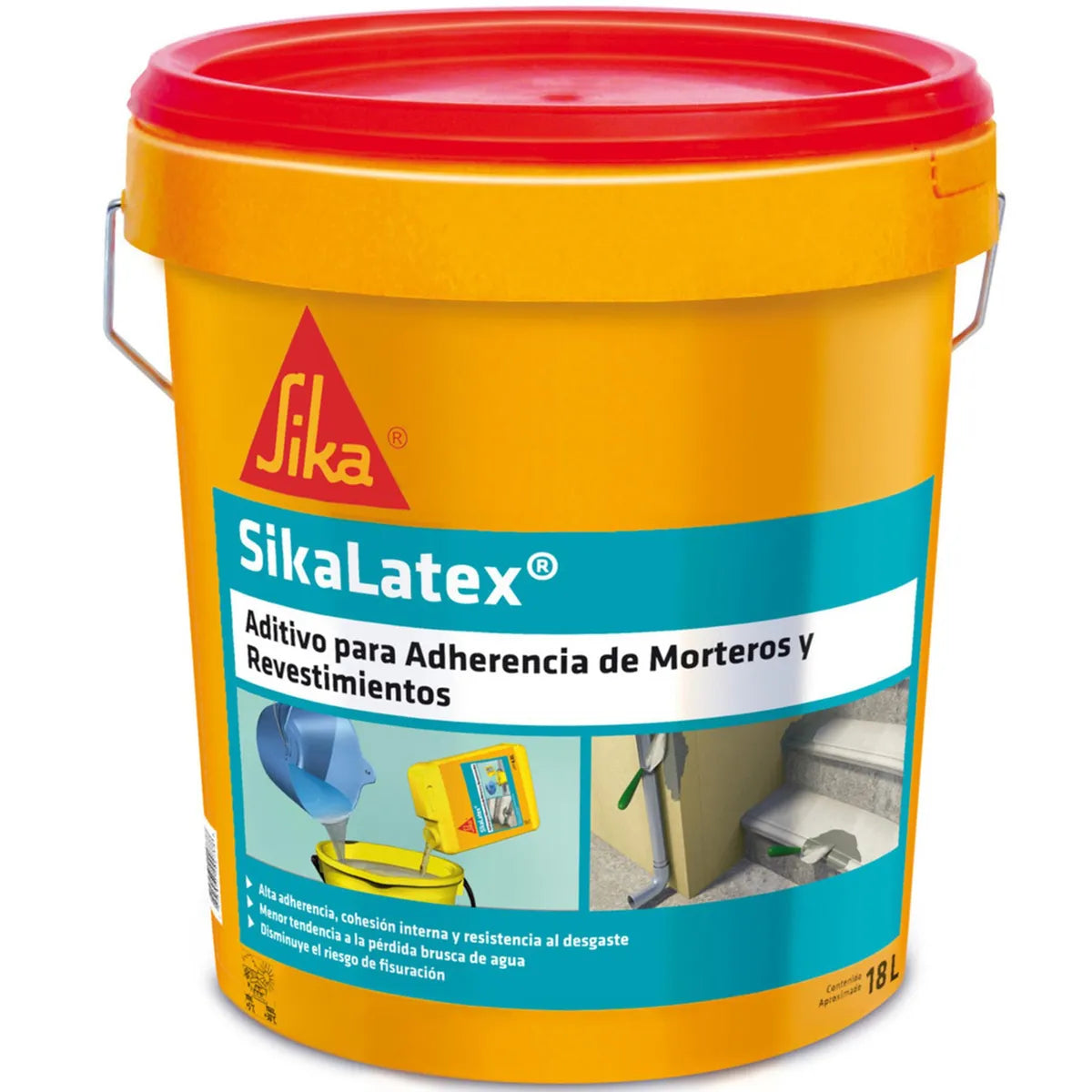 Sikalatex Aditivo Adherencia De Morteros y Revestimientos Tineta 18 lts