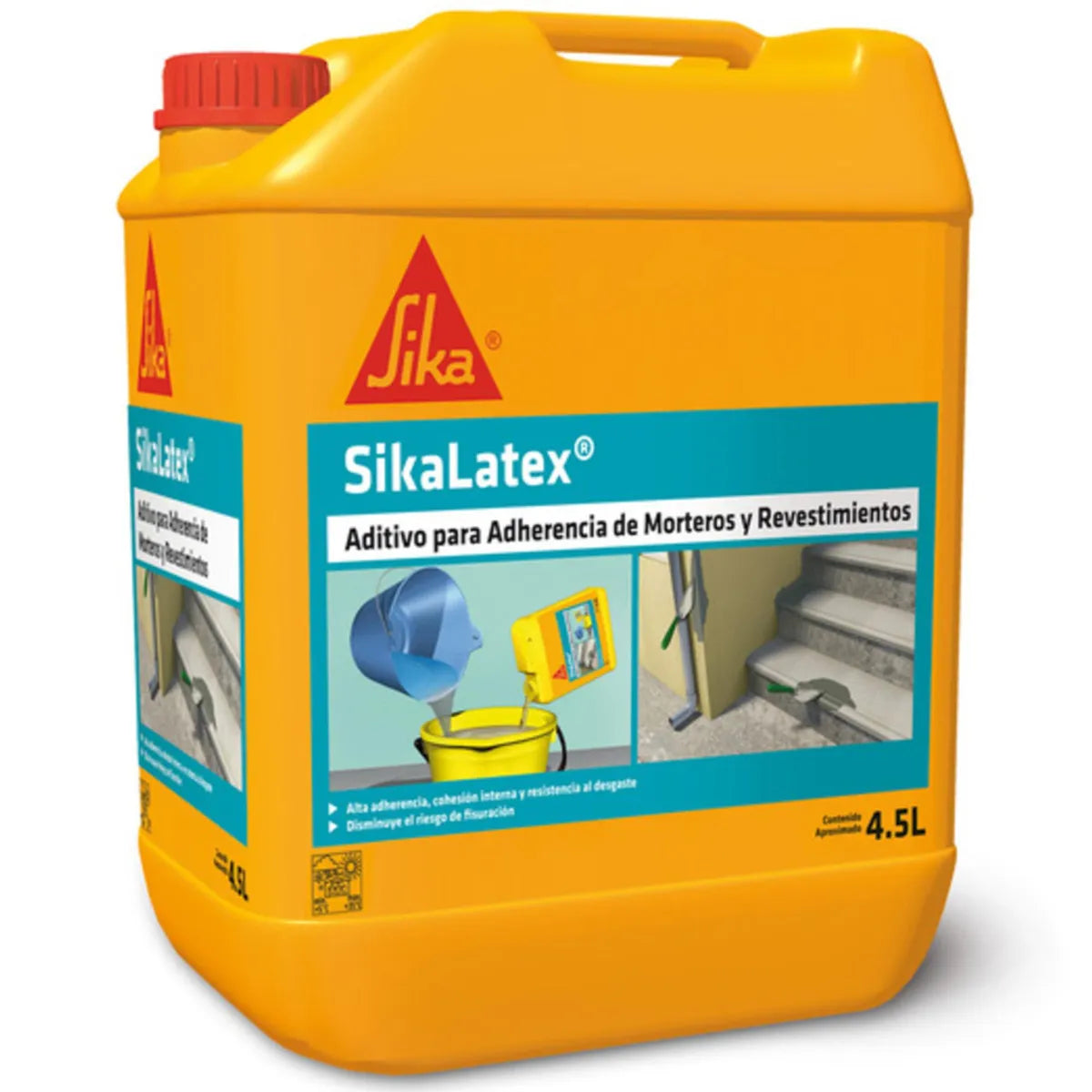 Sikalatex Aditivo Adherencia De Morteros y Revestimientos Bidón 4.5L