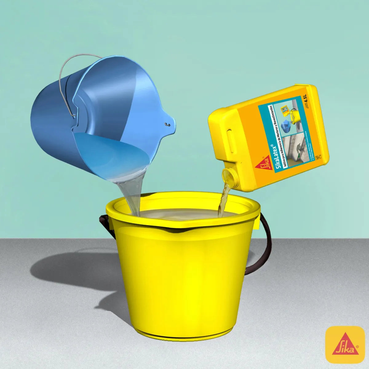 Sikalatex Aditivo Adherencia De Morteros y Revestimientos Bidón 4.5L