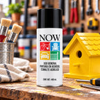 Pintura Spray Acrílica NOW Amarillo Brillante 400 ml