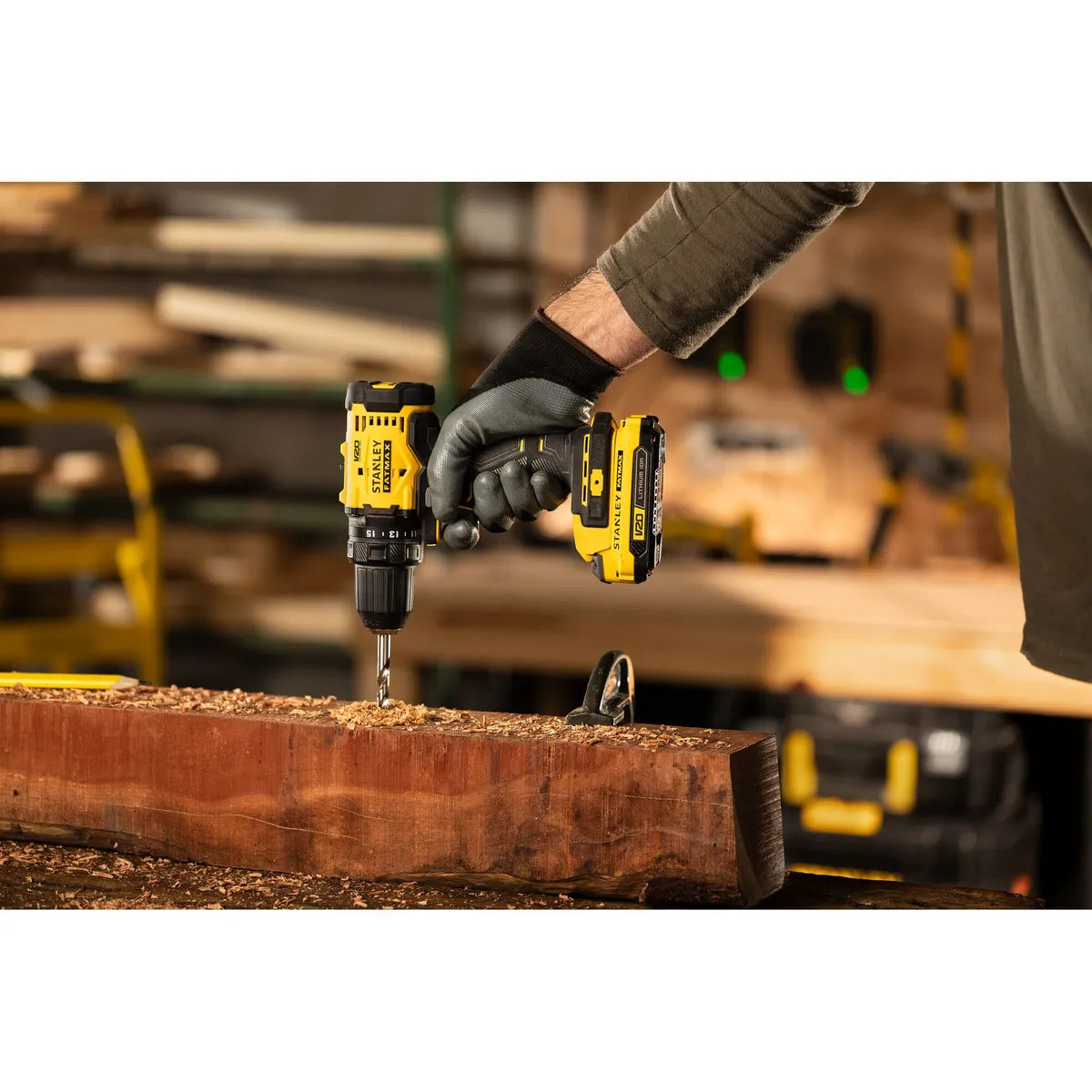 Stanley Kit Taladro Rotación SCD701D2K-B2 20v | 2 Baterías+Cagador