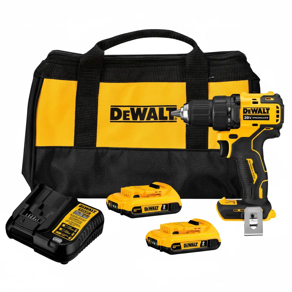 Dewalt Taladro Inalámbrico Atornillador 20v DCD708D2-B2 + 2 Baterías