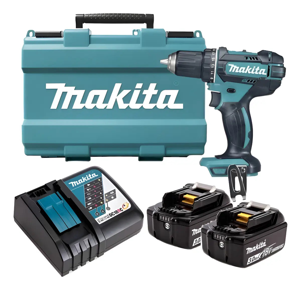 Makita Taladro Atornillador 18v 13mm 50nm Ddf485rfe