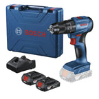 Bosch Taladro Percutor Inalámbrico 18v GSB 185 + 2 Baterías y Cargador