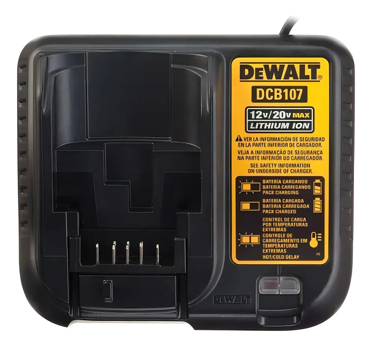 Dewalt Taladro Percutor Inalámbrico DCD7781D 1/2" 20V + 2 Bat + Cargador