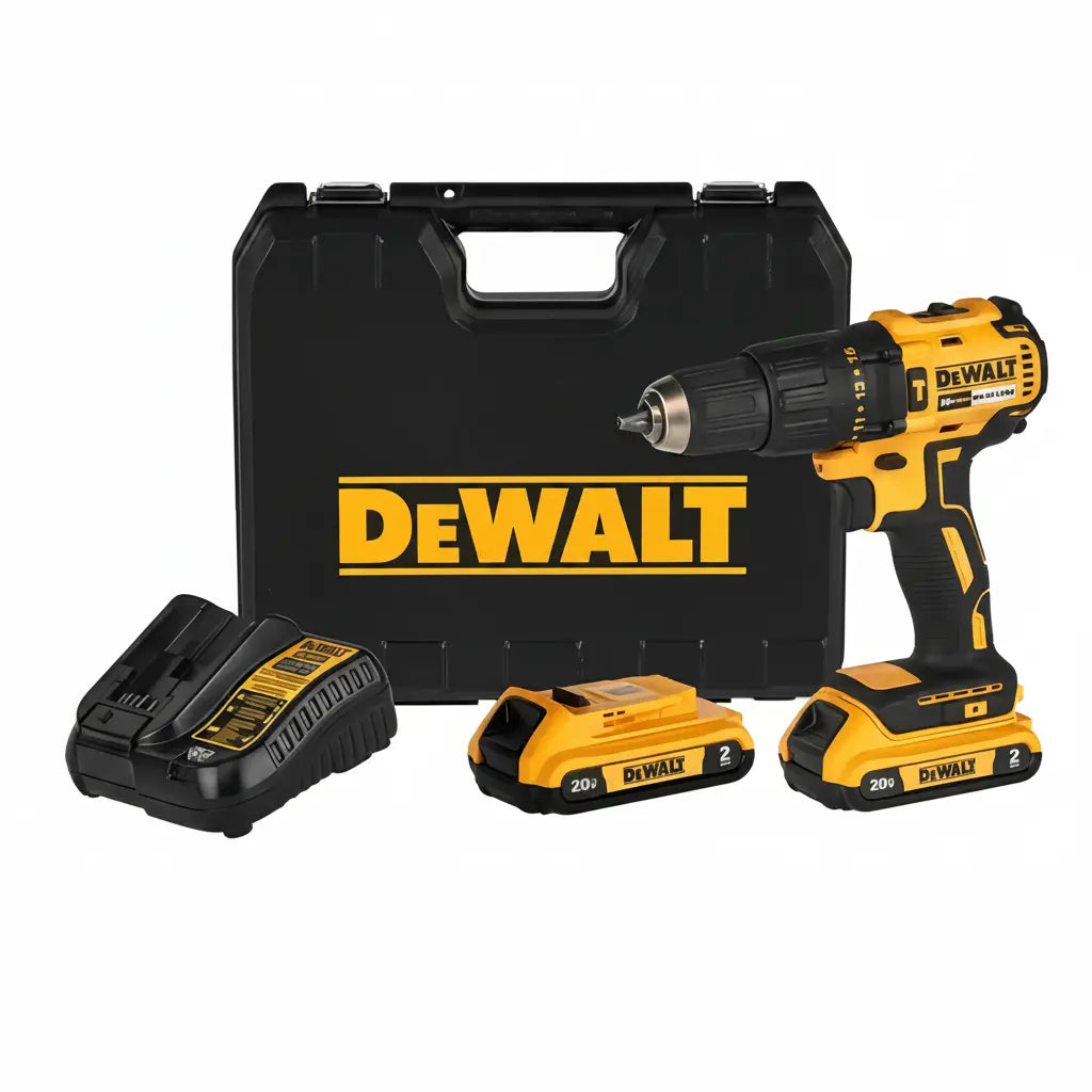 Dewalt Taladro Percutor Inalámbrico DCD7781D 1/2" 20V + 2 Bat + Cargador