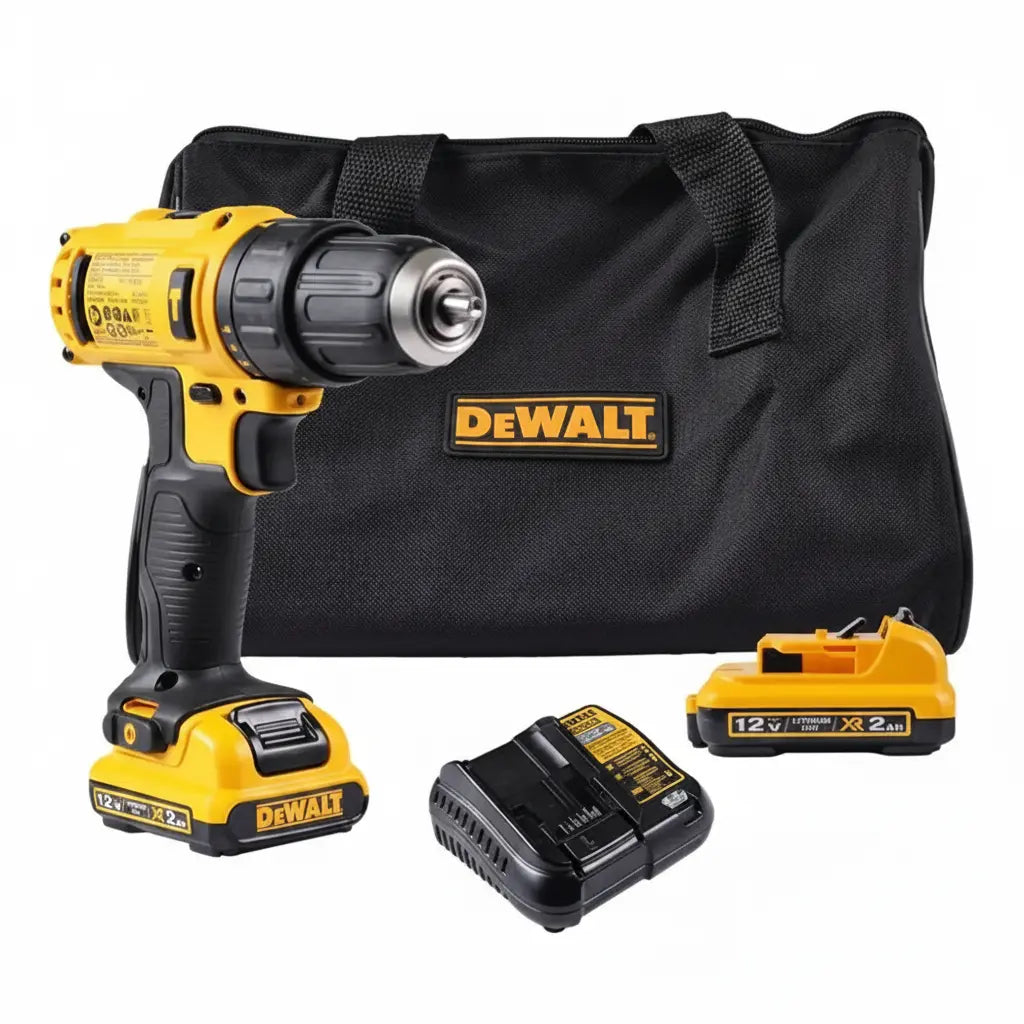 Dewalt Taladro Inalámbrico Percutor 12V DCD716D2-B2 + 2 Baterías + Cargador