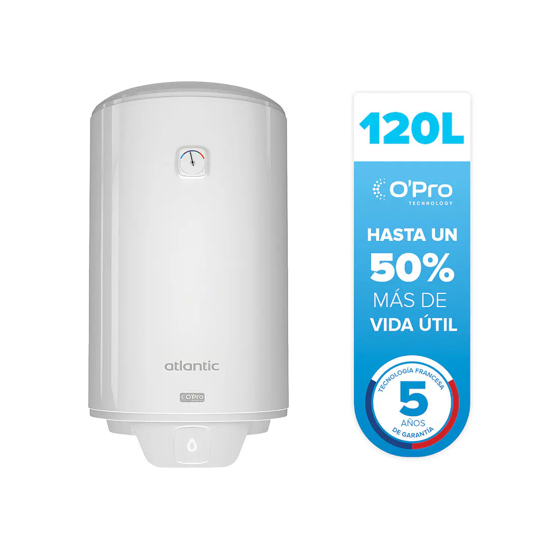 Termo Eléctrico Atlantic O'Pro+ 120 Litros 1500 W
