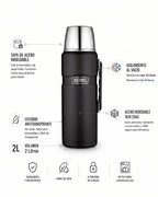 Termo para Líquidos Thermos King Negro 2 Litros