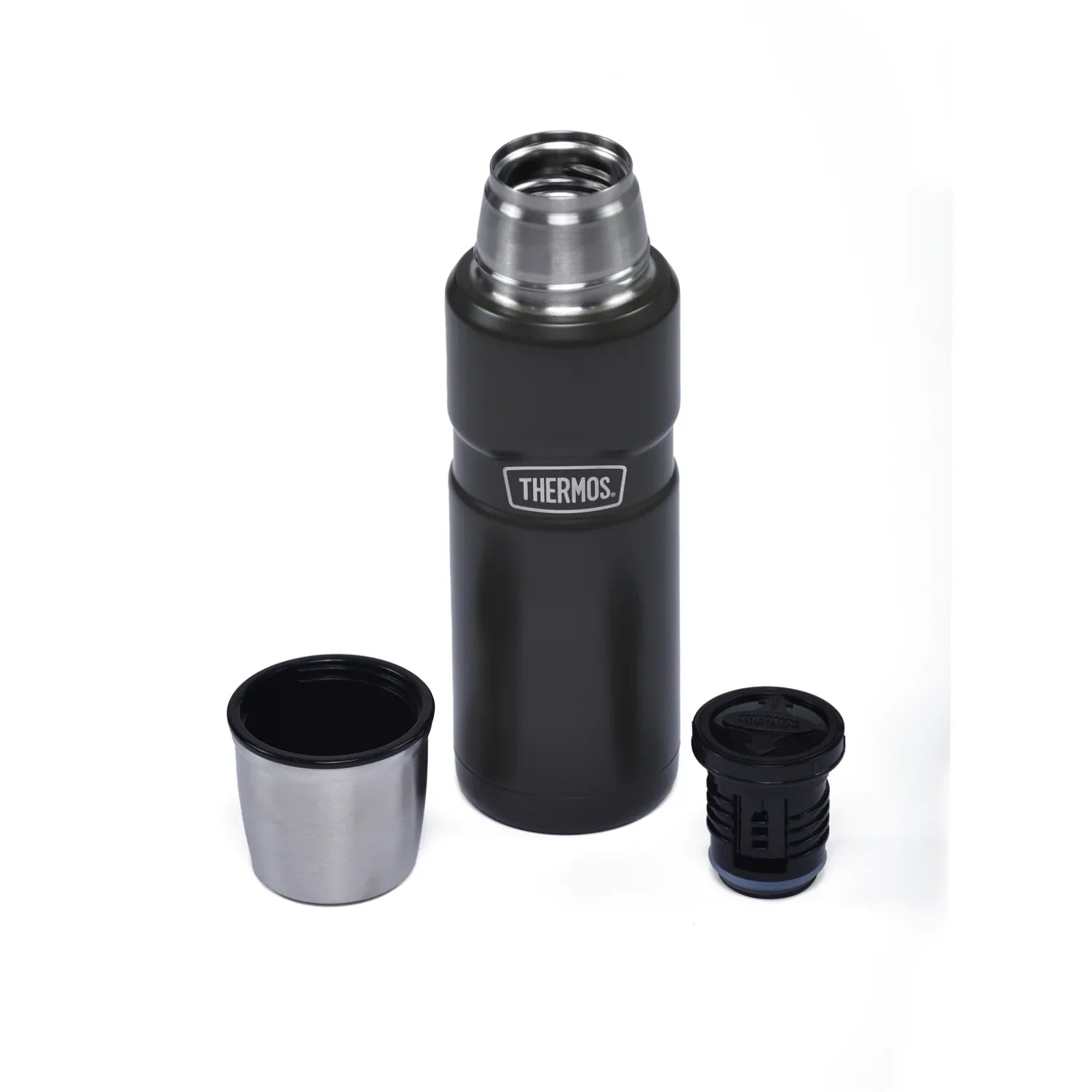 Termo para Líquidos Thermos King Negro 470 ml