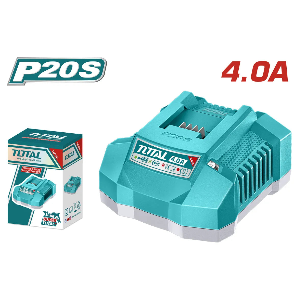 Cargador Inteligente Total  20V 4A P20S