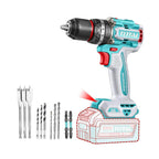 Kit Taladro Percutor 96Nm y Esmeril Angular Total 20V