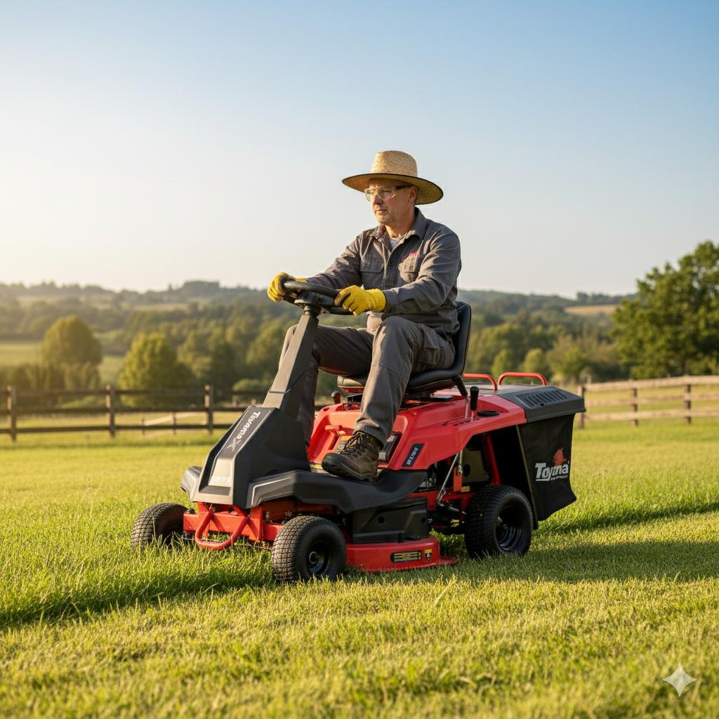 Tractor Cortacésped Toyama 7,5 HP 61 cm con Recolector